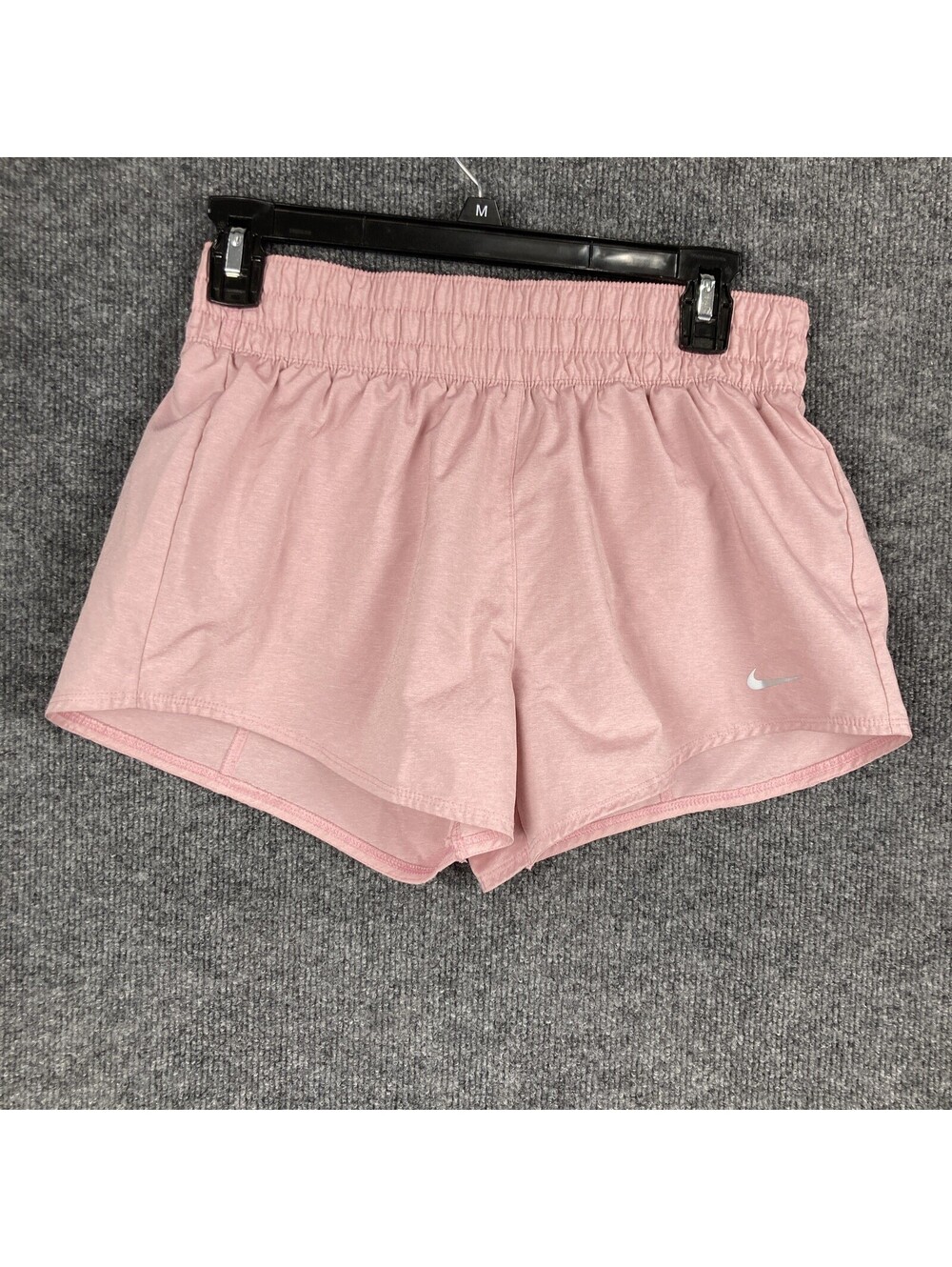 Nike Dri-FIT Womens Size Small 3" Inseam Pink Rose Running Shorts EUC